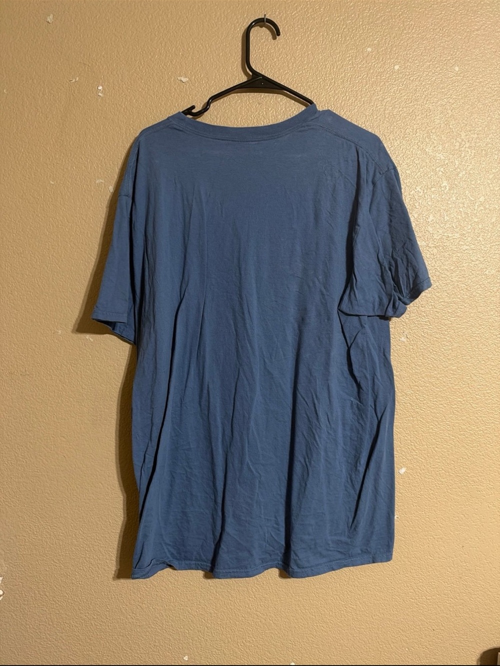 Gildan Blue Short Sleeve Crew Neck T-Shirt